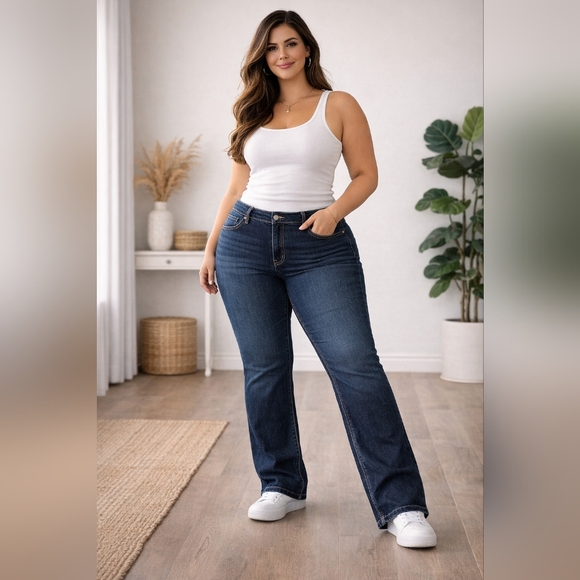 Signature by Levi Strauss Denim - Levi Strauss Signature True Boot Jeans Women’s 26W Dark Wash Stretch Bootcut